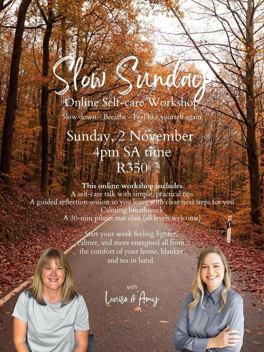 ✨Slow Sunday: Online Self-care Workshop✨
Im so excited to host this special event in collaboration with Lou from @fitandfunwellbeing! 
Start your week with calm instead of chaos. This online self-care workshop is your chance to slow down, breathe,