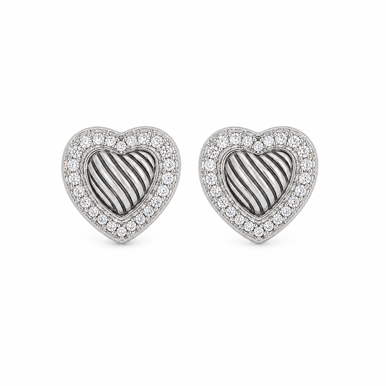 David Yurman Heart Earrings