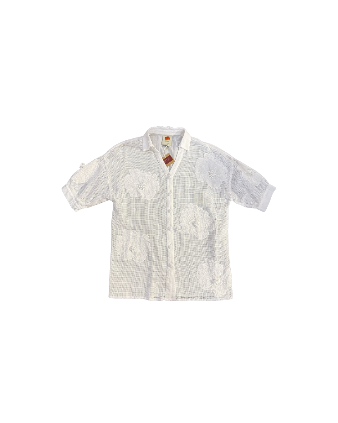 Farm Rio Floral Short Sleeve S