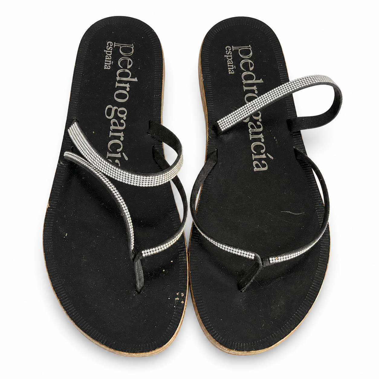 Pedro Garcia Crystal Sandals 37 1/2