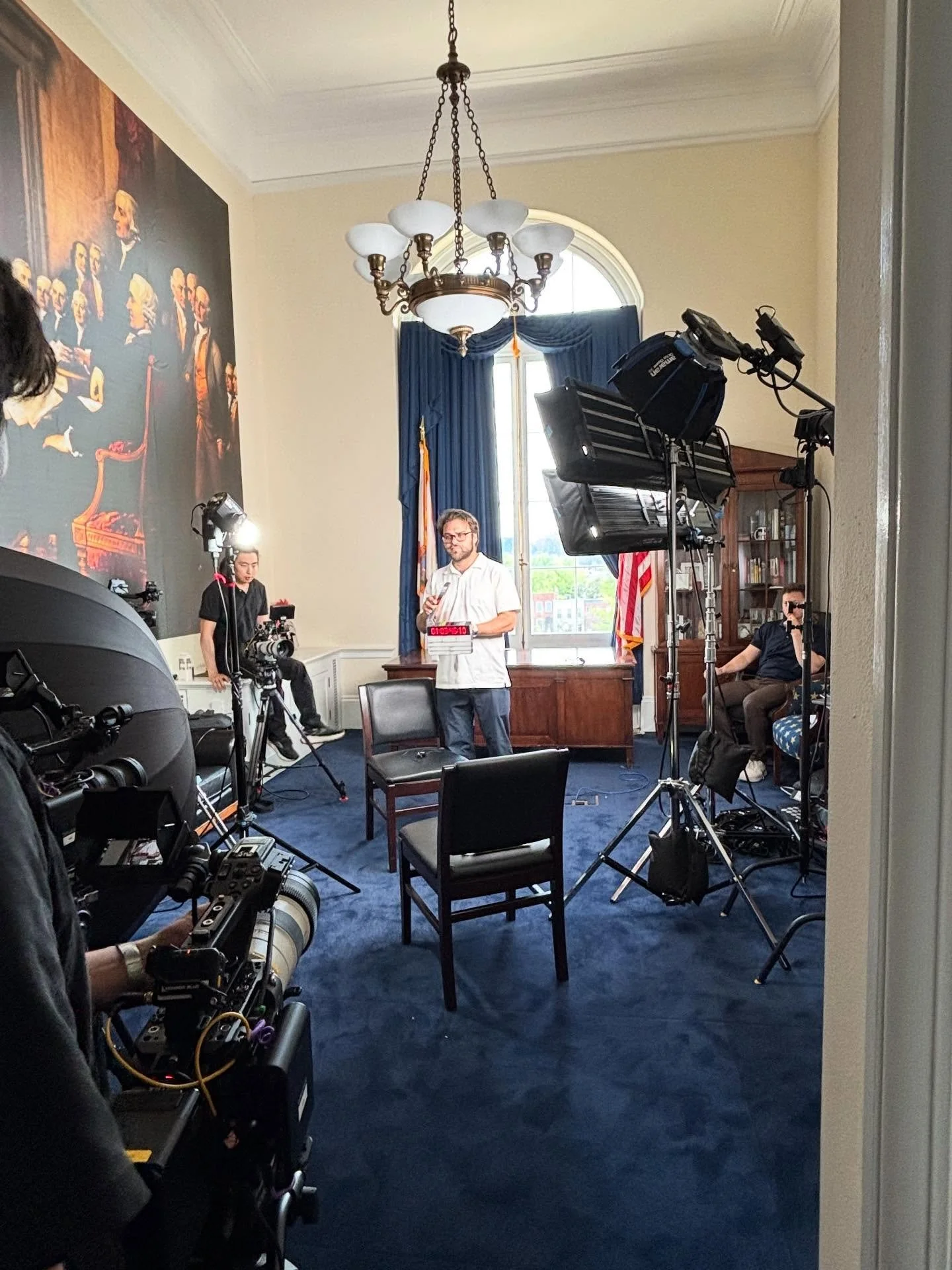 Capitol Hill interview today.