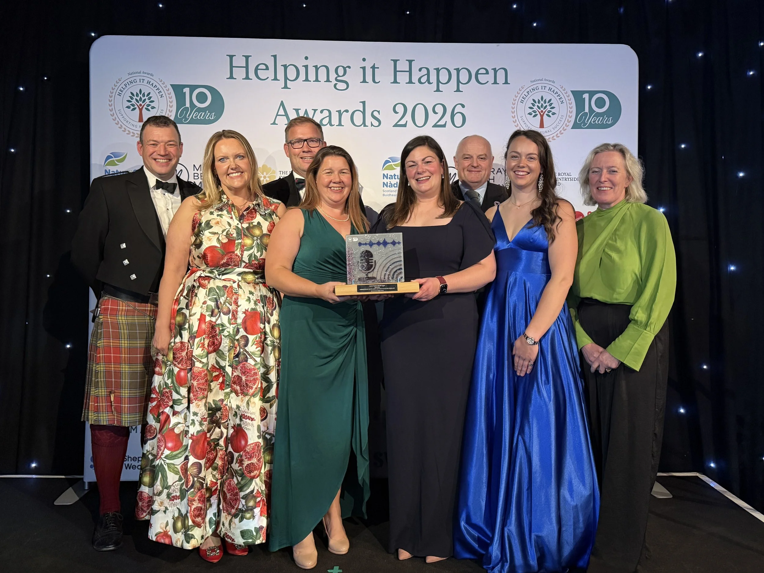 Farmstrong Scotland’s Blether Together podcast celebrates three award wins in one year