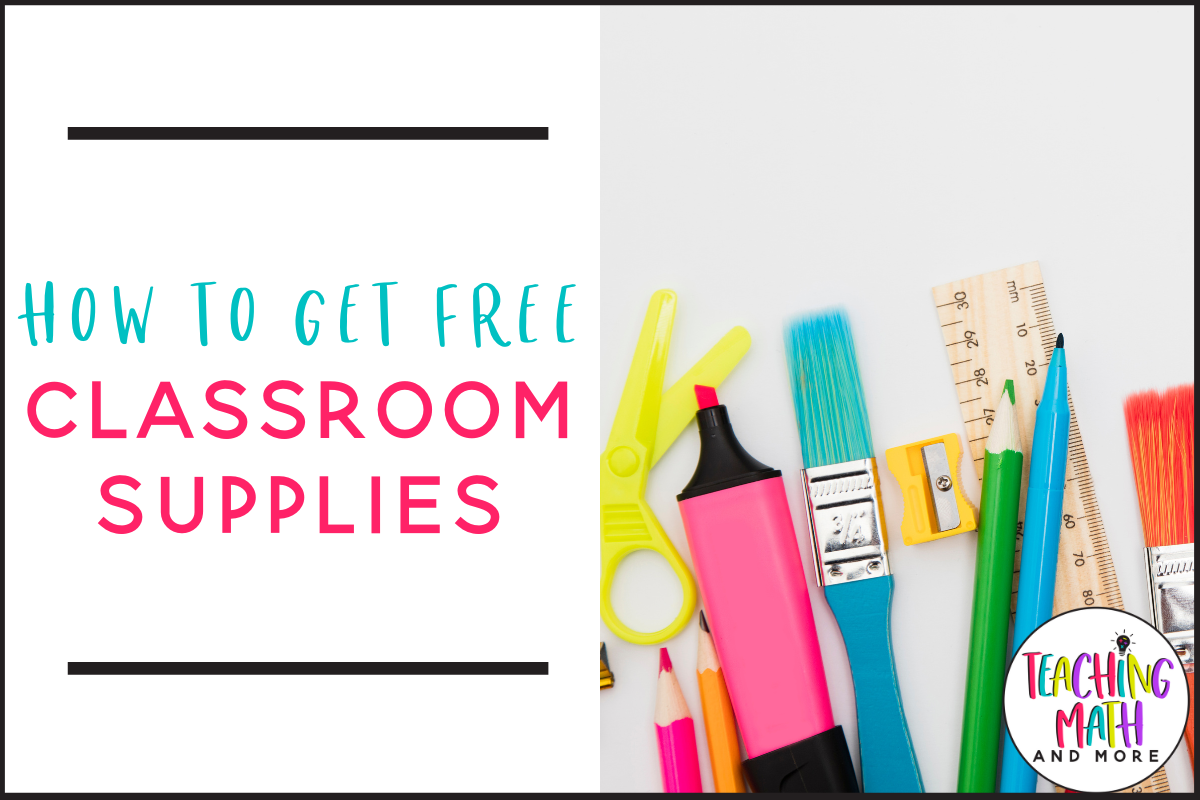 How to get Free Classroom Supplies