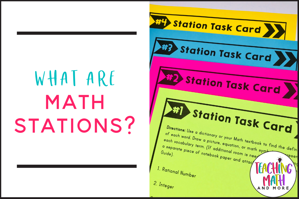 What are Math Stations?