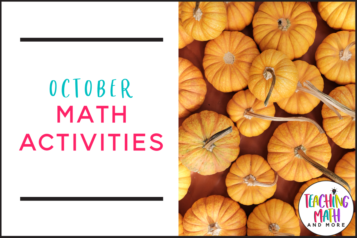 October Math Activities