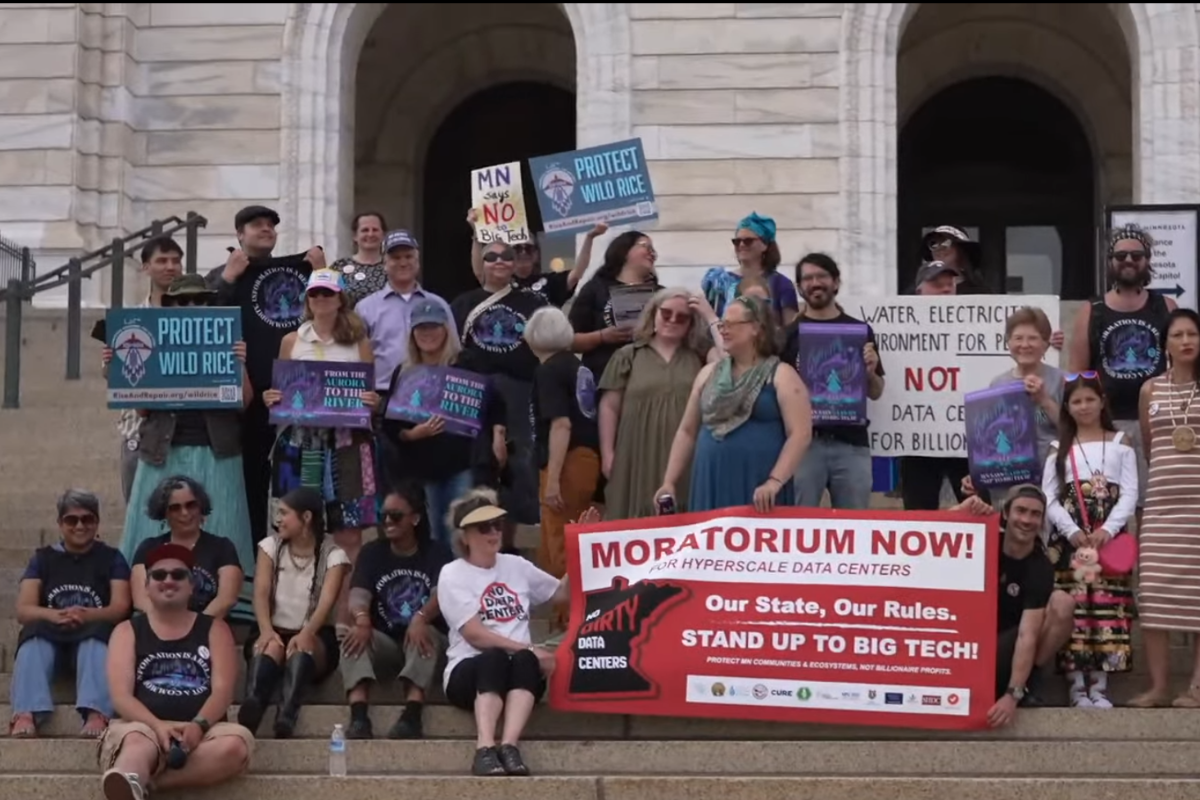 Minnesota says' GAAWIIN! 'NO' to Big Tech!: Governor Walz Enact a Two-Year Moratorium on Data Center