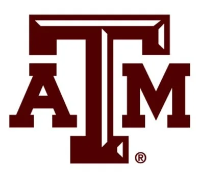The Texas A&M University logo with a large T in the center and A and M on either side.