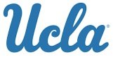 UCLA logo in blue script font