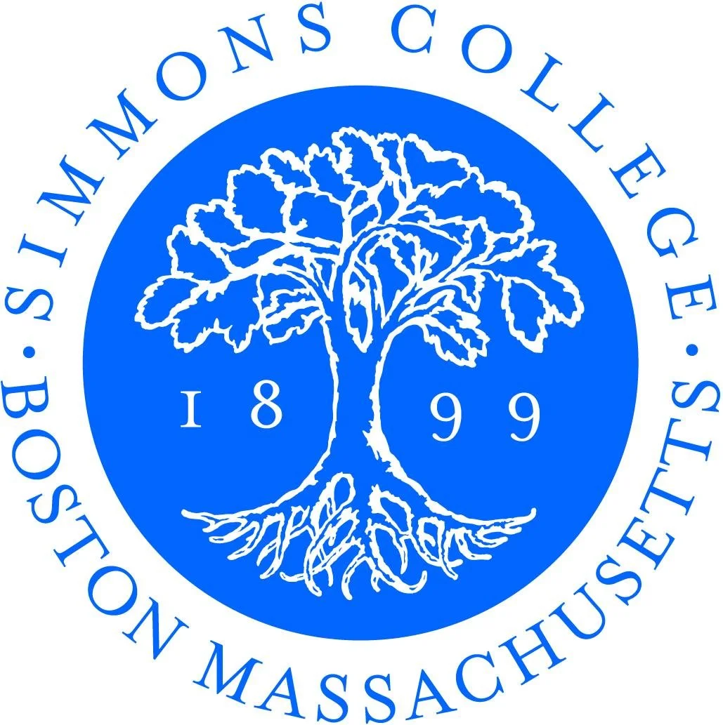 The logo of the Sommons College in Boston, Massachusetts, featuring a blue circle with a white tree in the center, roots visible below ground, and the text "SOMMONS COLLEGE BOSTON MASSACHUSETTS" encircling the top and bottom. The year "1899" is split on either side of the tree.