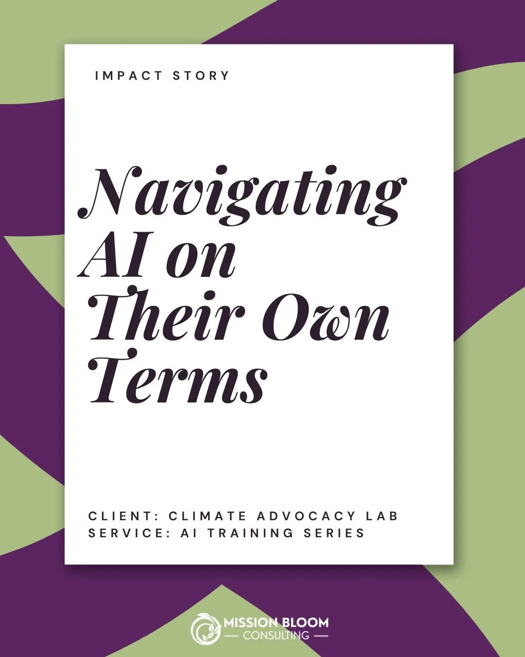 Helping Climate Advocates Navigate AI on Their Own Terms
