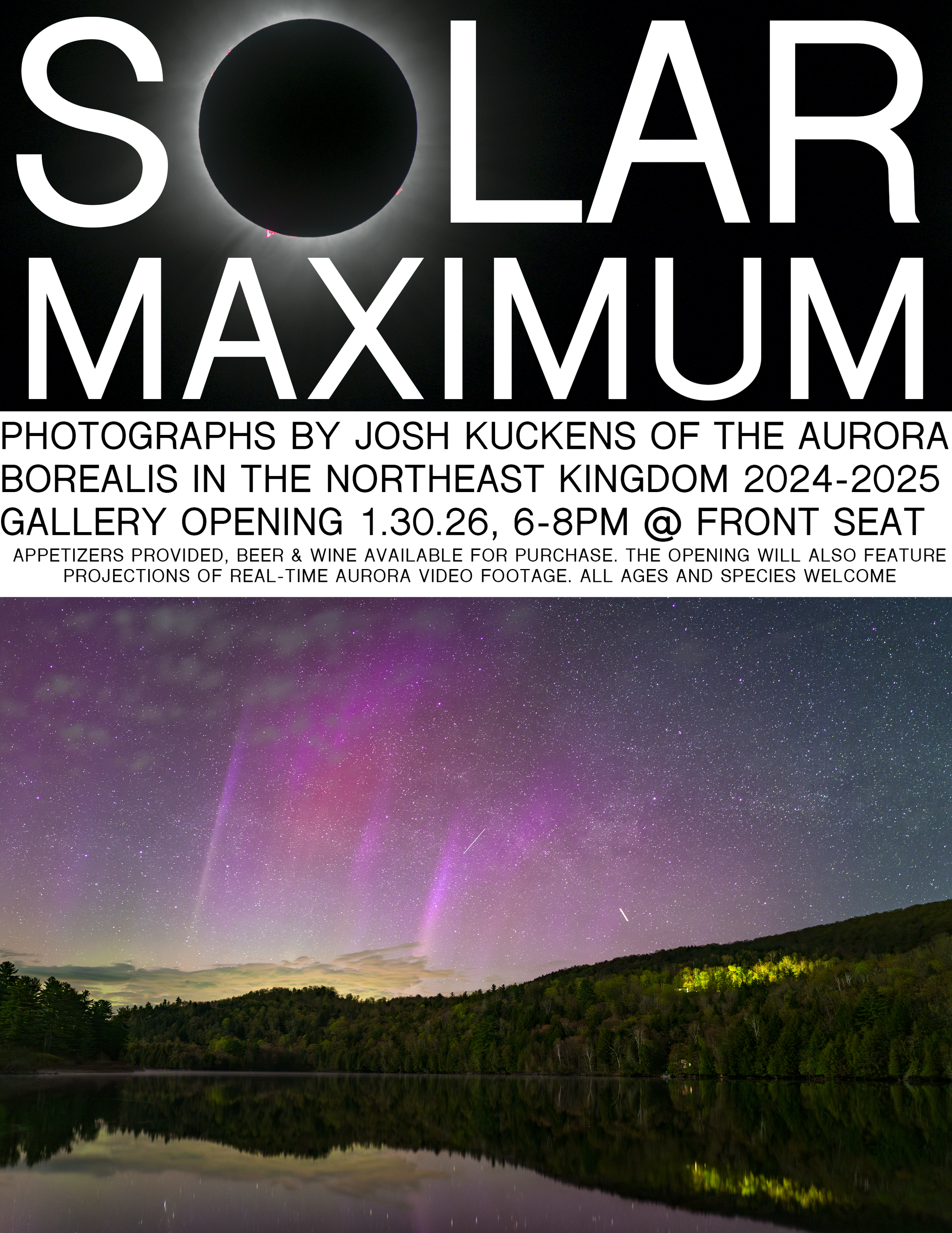 Solar Maximum, Josh Kucken, Gallery Opening