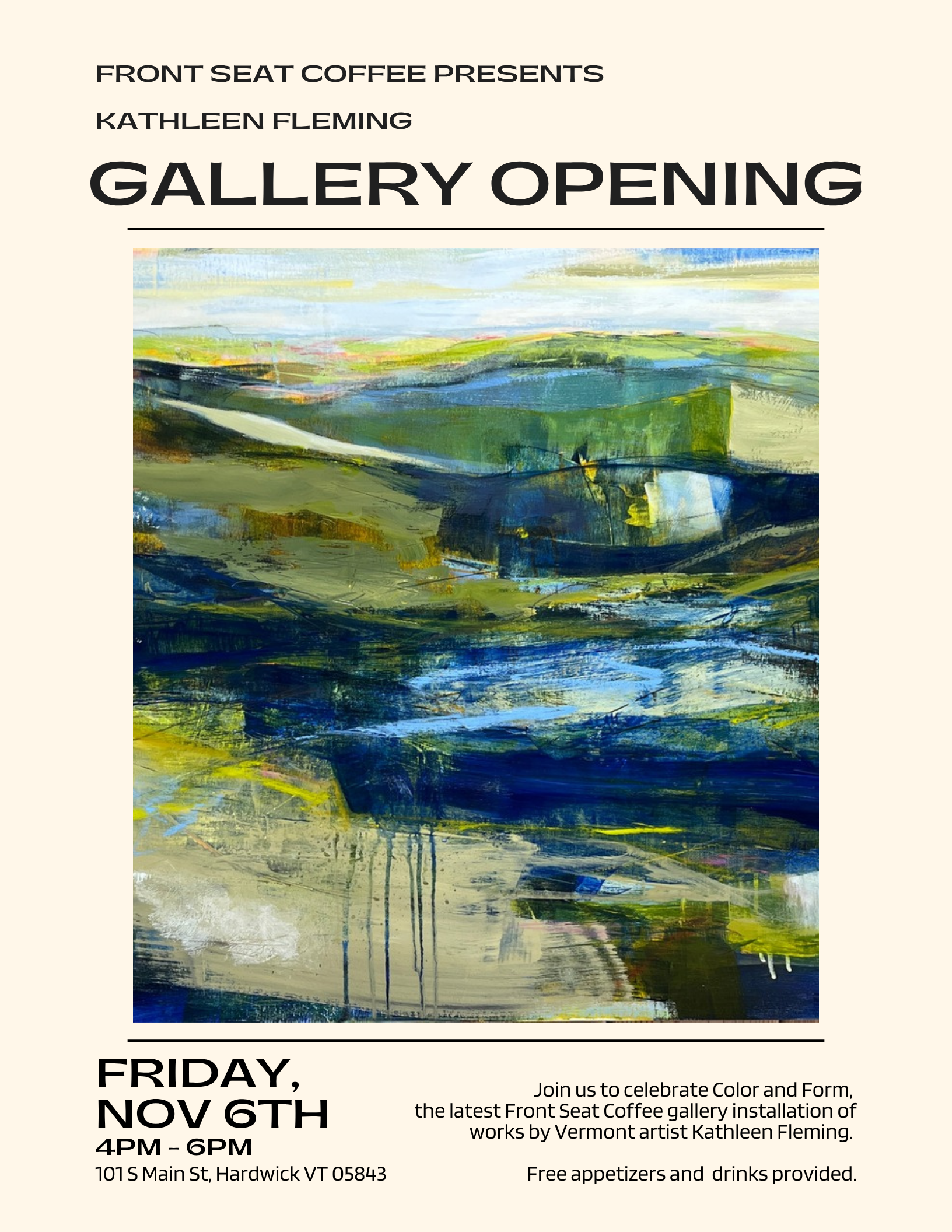Color and Form: Kathleen Fleming Gallery Opening