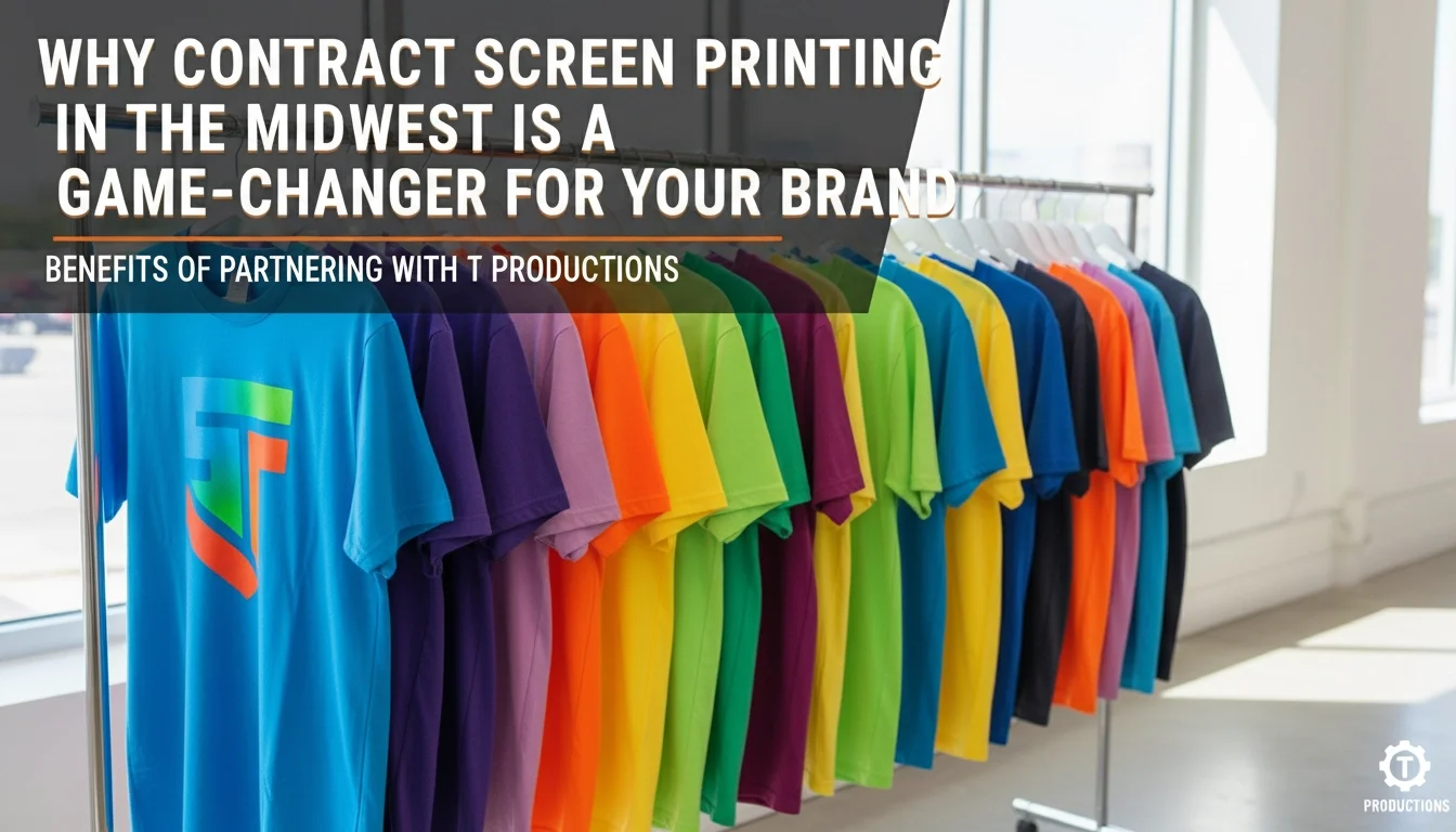 Why Contract Screen Printing in the Midwest Is a Game-Changer for Your Brand: Benefits of Partnering with T Productions