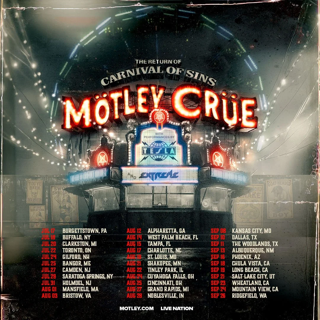 Mötley Crüe reimagine “Carnival of Sins” for 2026 tour