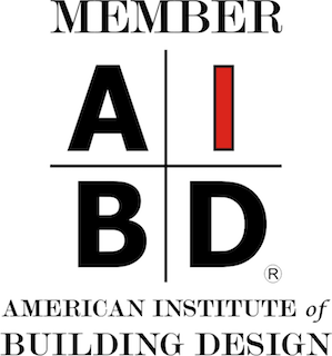 Logo with the words 'MEMBER' at the top, four quadrants labeled A, B, I, D, and 'AMERICAN INSTITUTE of BUILDING DESIGN' at the bottom.