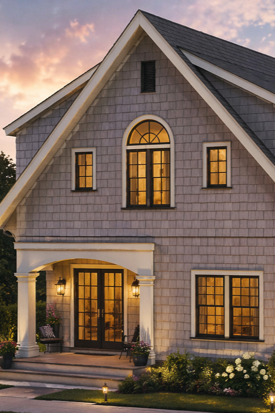 Colonial Revival Cape