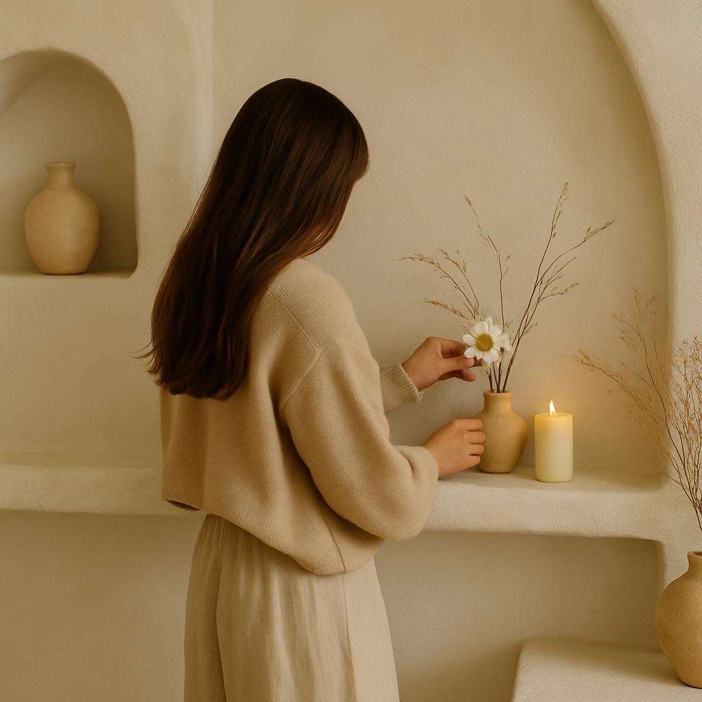 the moment i stopped rushing, and started slow living