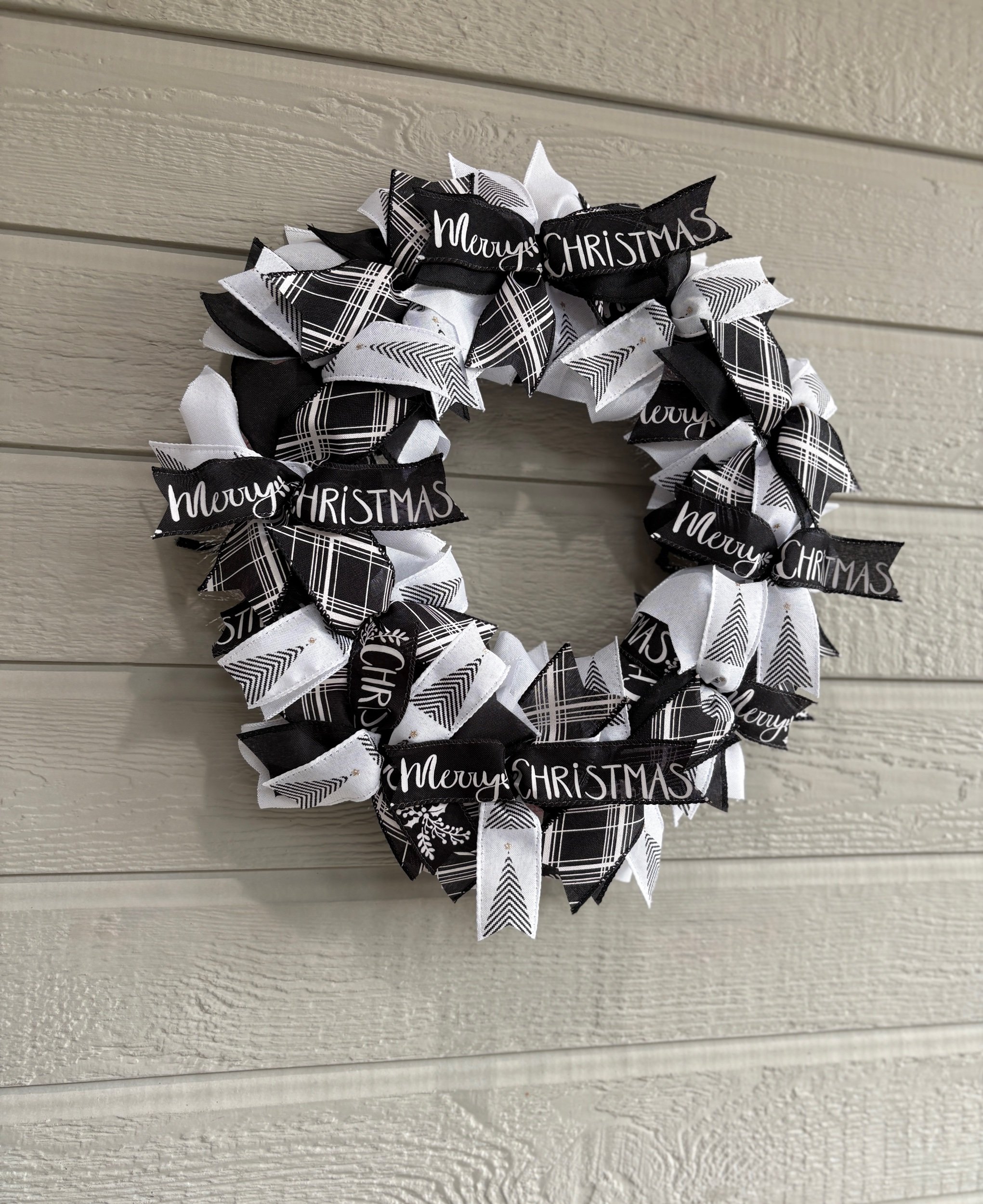 Black and white Christmas