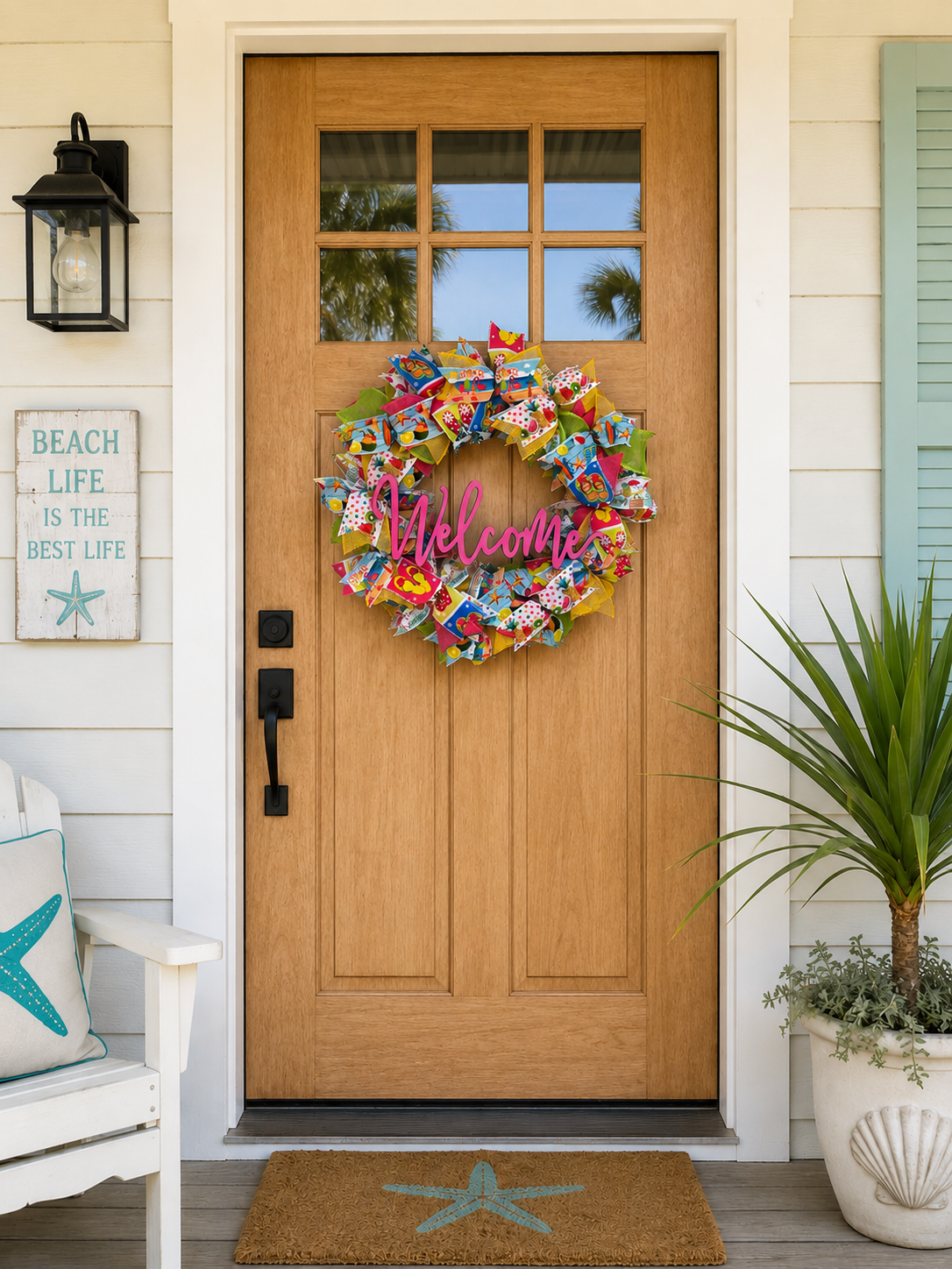 Tropical Beach Summer Wreath