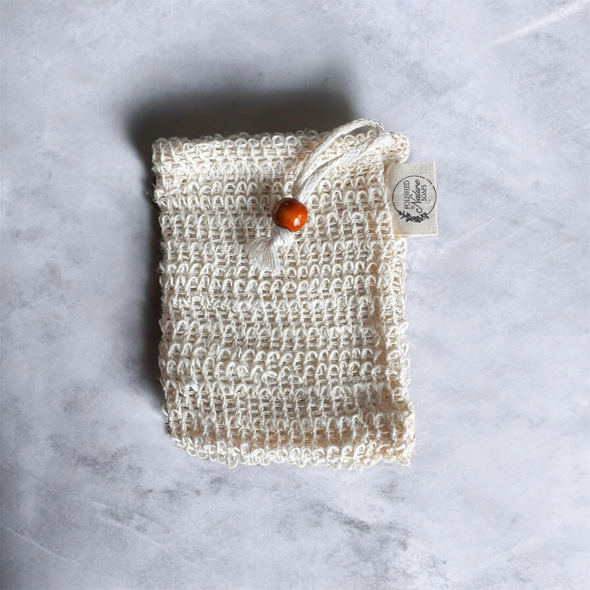 Natural Sisal Soap Saver Pouch
