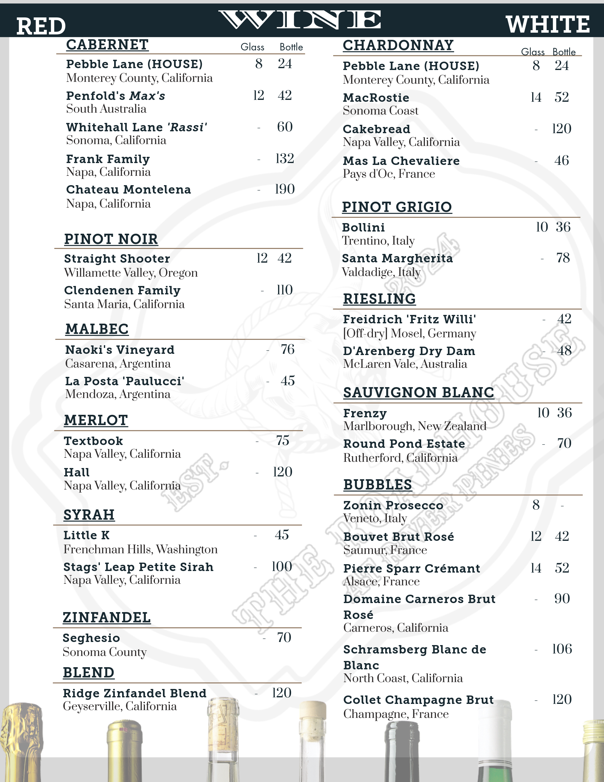 WINE LIST