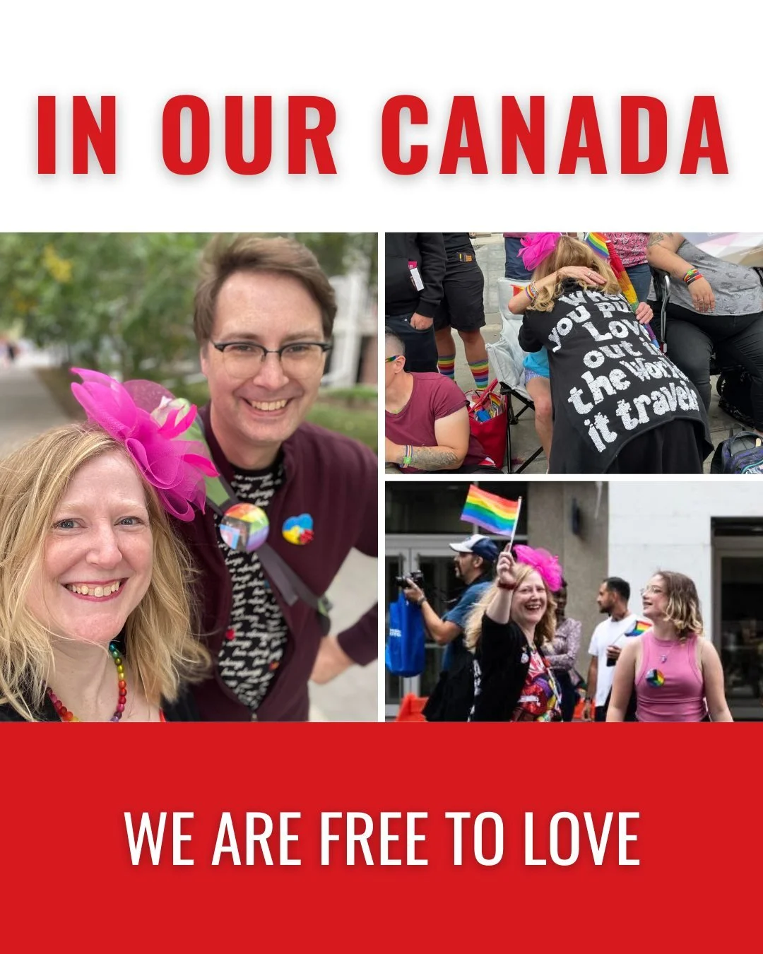 Together, we are working to safeguard the right to love and create an environment where all feel accepted and protected. Our goal is a society that embraces love in its many expressions, free from prejudice or intimidation.
#beboldbryndis #calgarysig