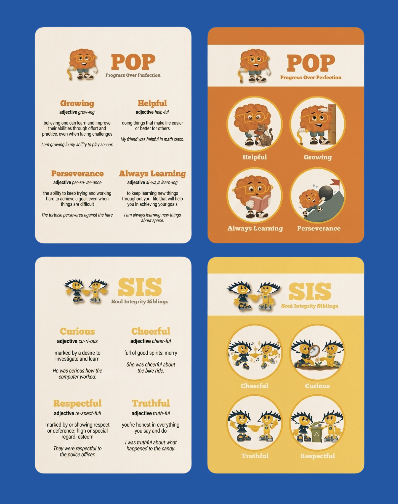 Character Vocabulary Card