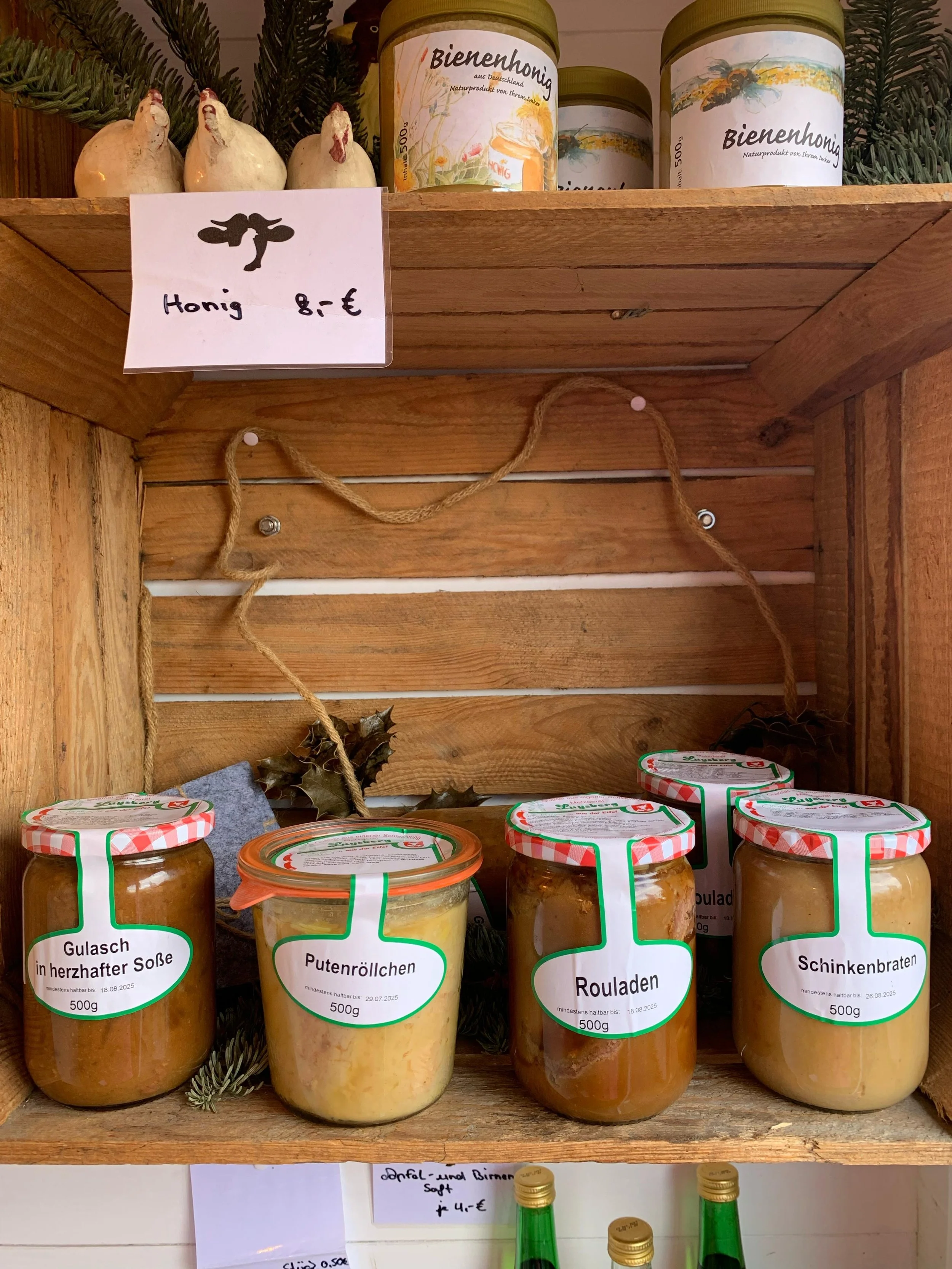 Fleischerzeugnisse der Metzgerei Luysberg aus Vossenack