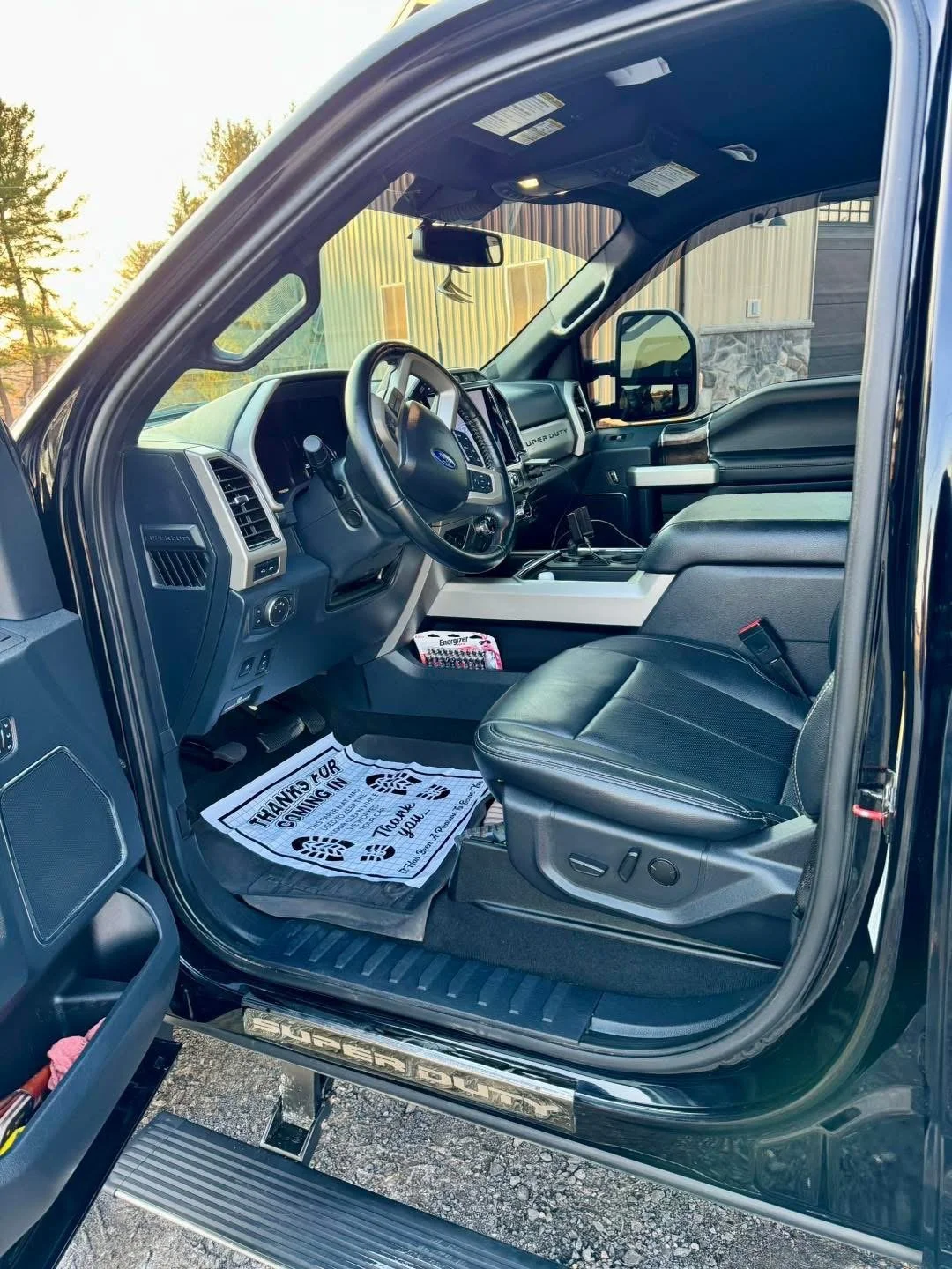 Inside of Ford Pickup.JPG