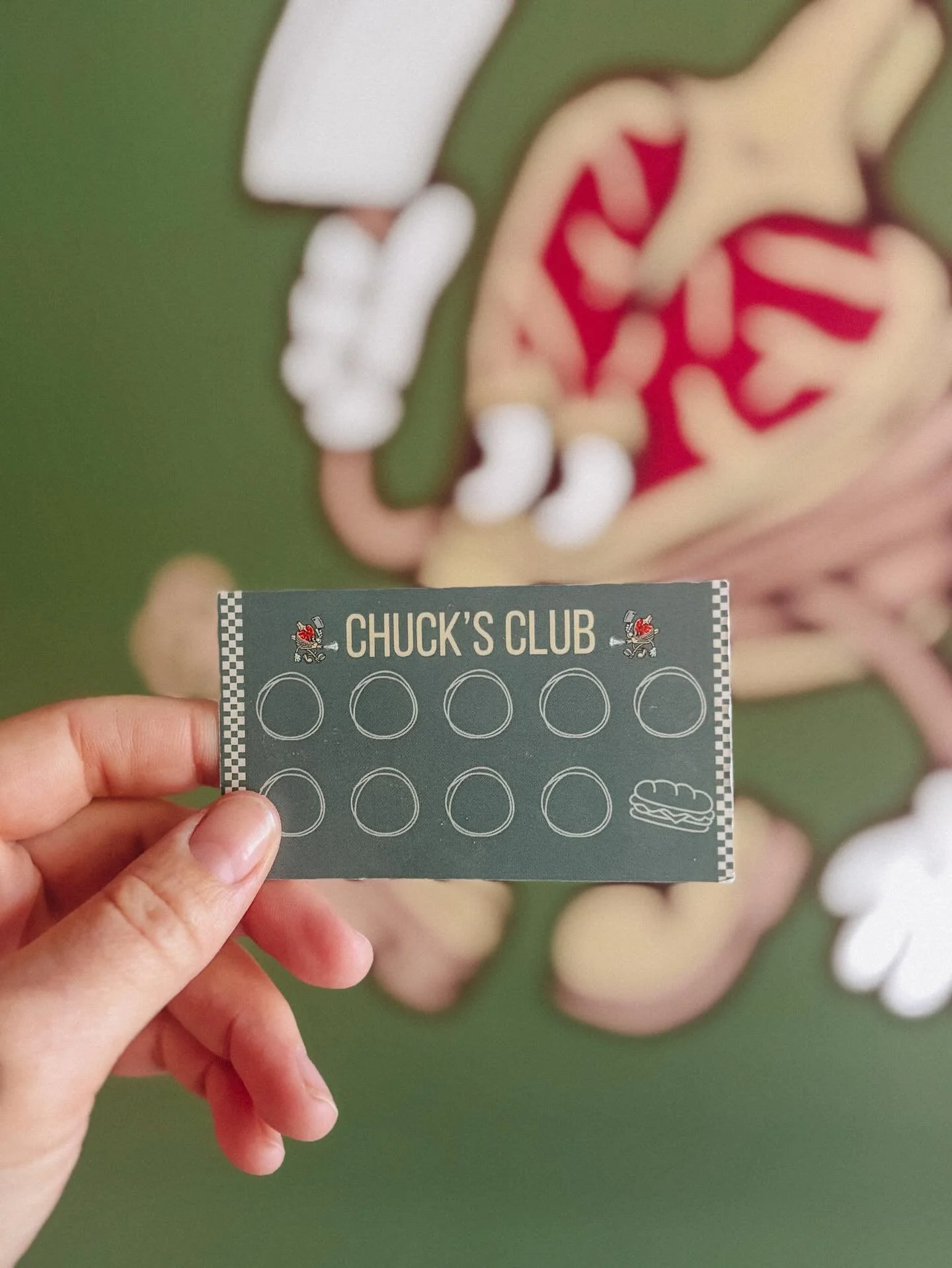 Happy New Year from your favorite neighborhood meat people ✨
You asked, we listened &mdash; next week we&rsquo;re rolling out new sammies and Chuck&rsquo;s Club, our brand-new loyalty card. 10th sammy is free. Chuck wouldn&rsquo;t have it any other w