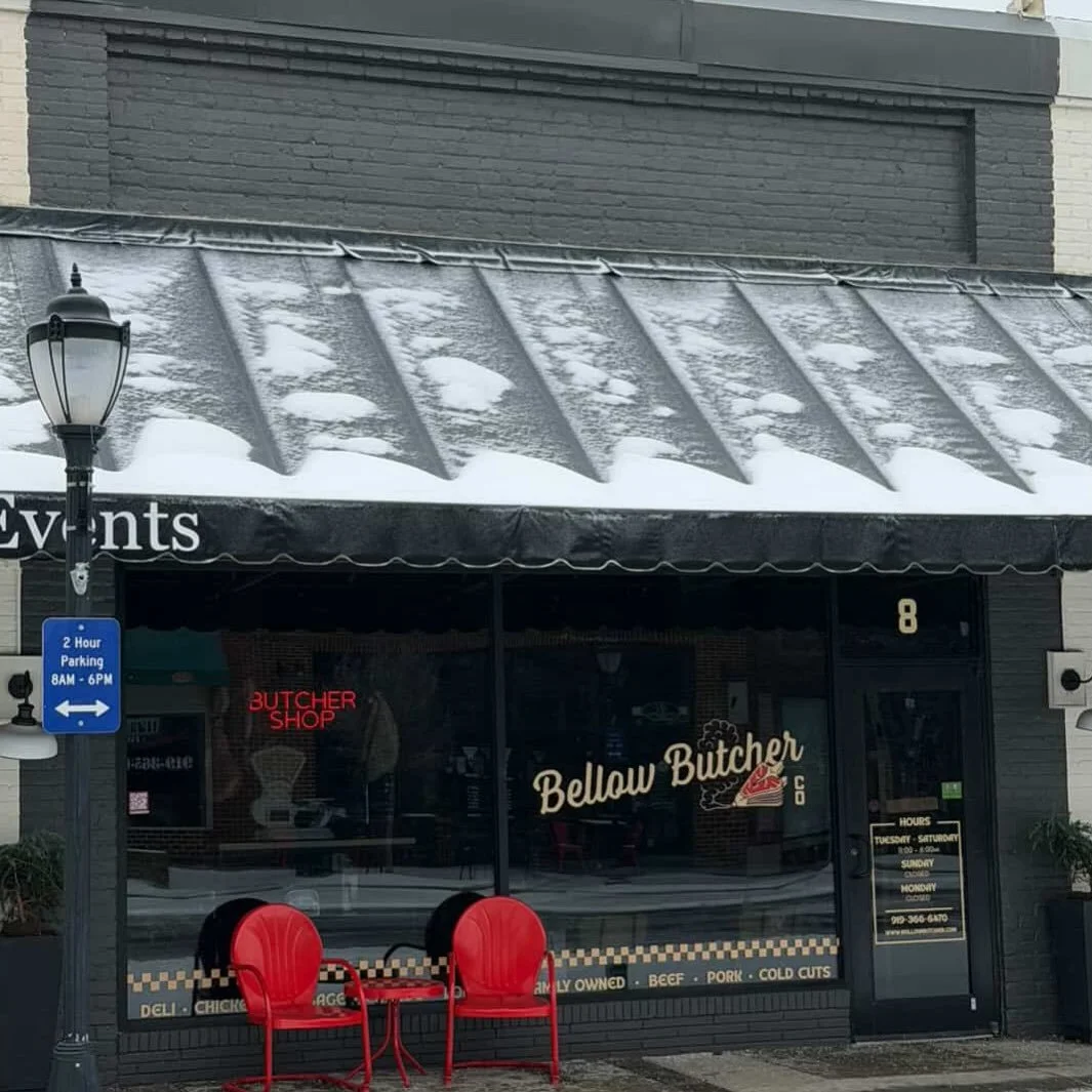 Morning everyone! 
We are OPENING at 8:30AM this morning for just a little bit. Chris will be closing down the shop for the storm but the doors will be open for a bit if you want to grab some meat. 
🥩 We are honoring our $5 ground beef Saturdays whi