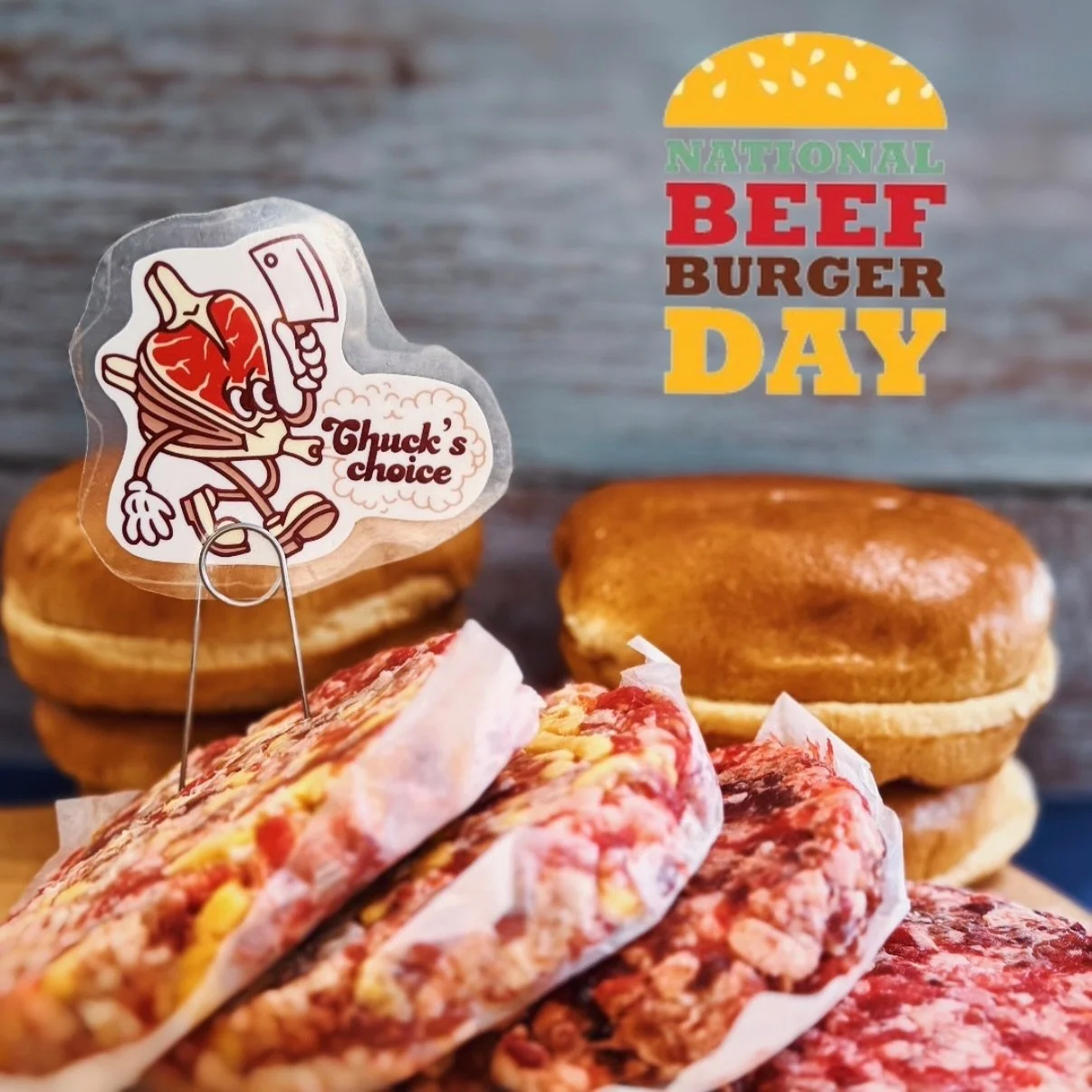 🍔 NATIONAL BURGER DAY IS THURSDAY 🍔🔥

We&rsquo;re making it real easy for y&rsquo;all:
4 burgers + 4 buns for $22 - your choice of burgers, mix &lsquo;n match or go classic, we got you. 

Thursday through Saturday only.

Let&rsquo;s griiiillllllll