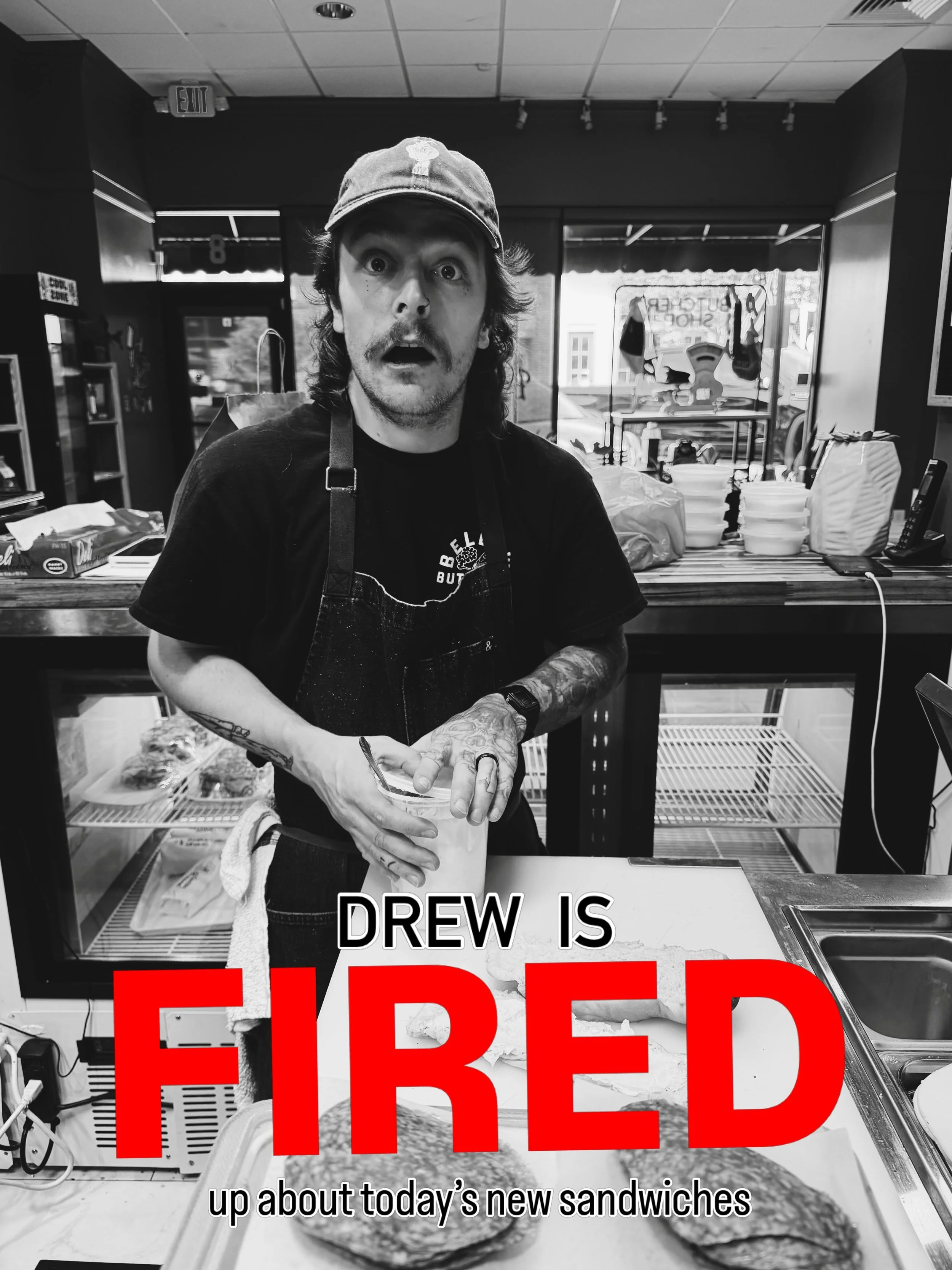It&rsquo;s official and we wanted to let you know here first.  Drew is fired up about the 2 new sammies hitting the menu today. 

The Cheer-S-wine: cheerwine braised pork, dijonaise slaw, pimento cheese, pickled peppers, cheerwine sauce, topped with 