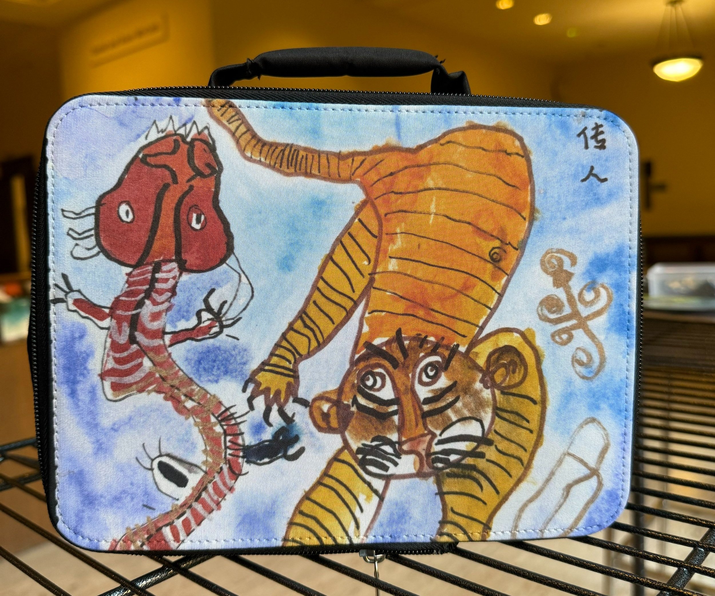 Front cover of art pack with image of artwork created by a previous New Art Northwest Kids candidate.