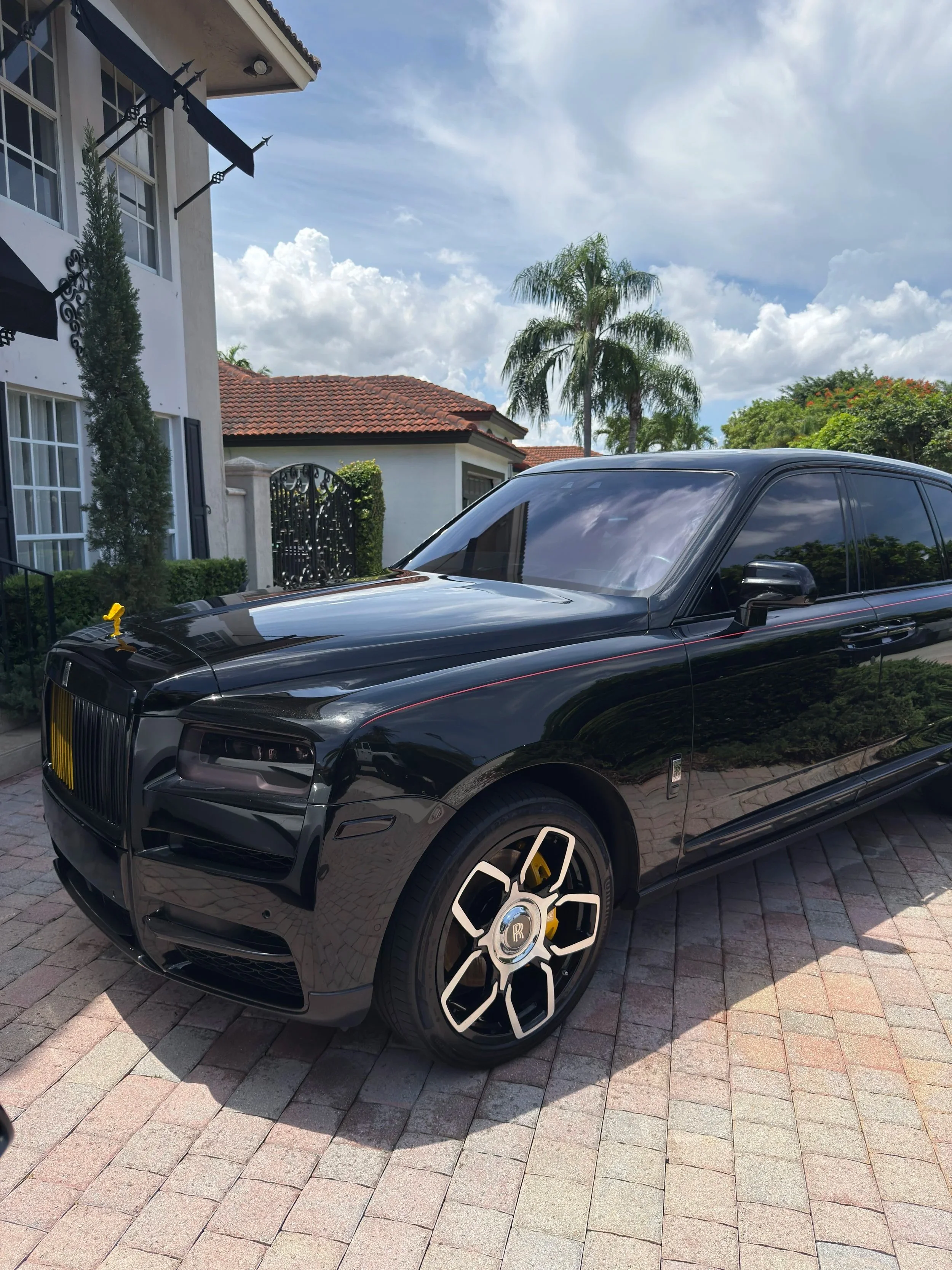 Mobile car detailing in The Hammocks, black Rolls Royce