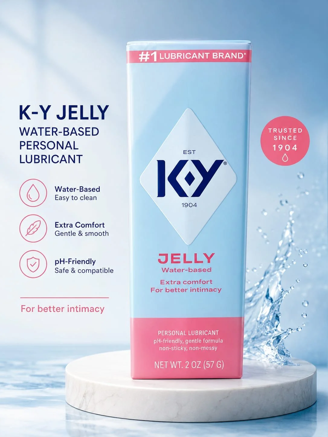 K-Y Jelly Water-Based Personal Lubricant