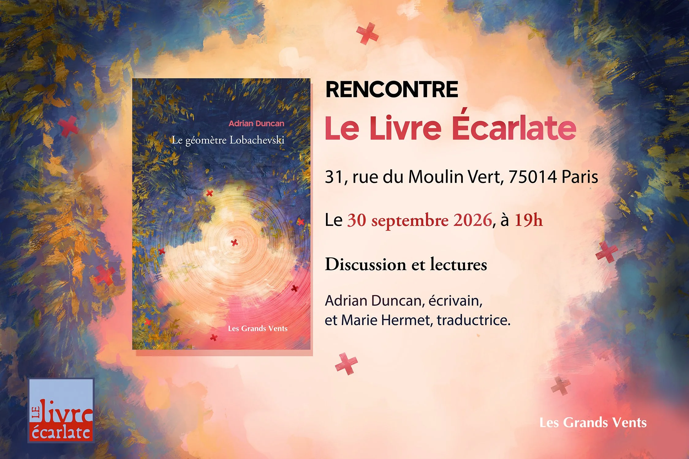 Rencontre avec Adrian Duncan et Marie Hermet