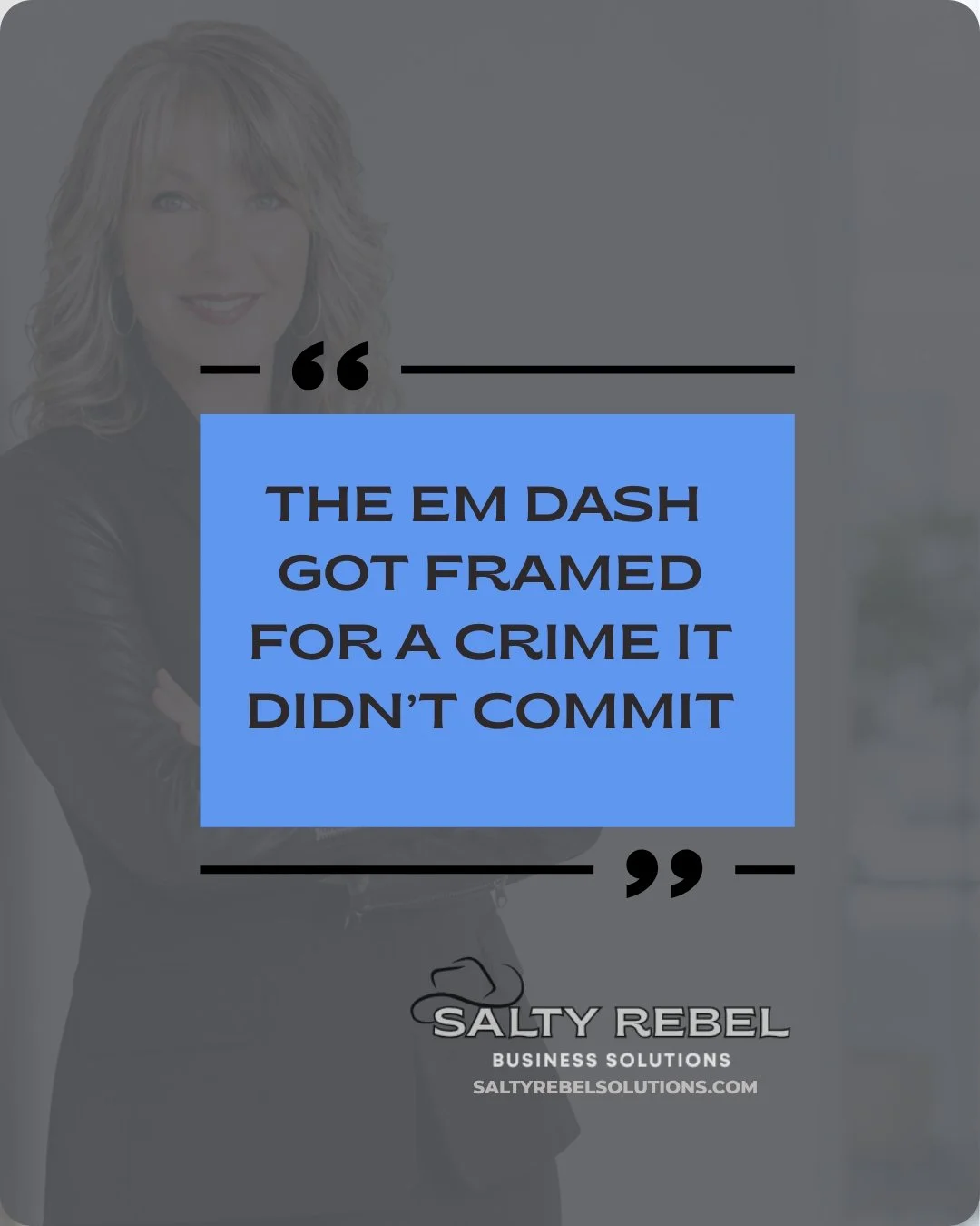 The Em Dash Is Not the Problem