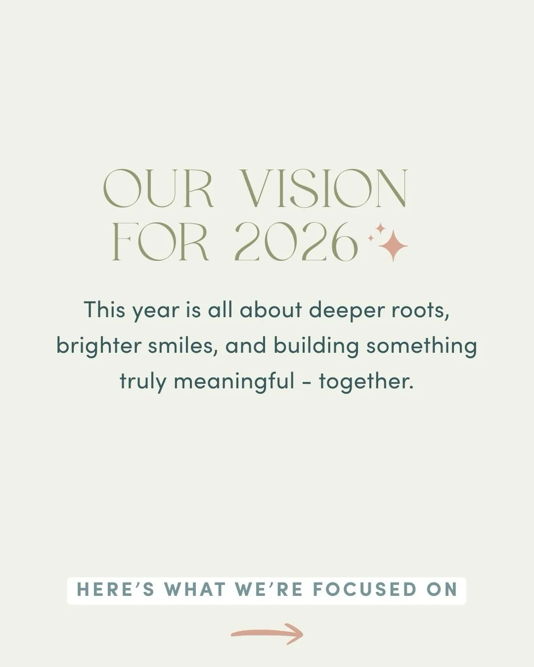 ✨ New Year. New Smile. New Goals. ✨

As we step into 2026, our hearts are full and our vision is clear&hellip;rooted in growth, connection, and brighter smiles for every family we serve. 

Here&rsquo;s to a year of deeper impact, joyful moments, and 