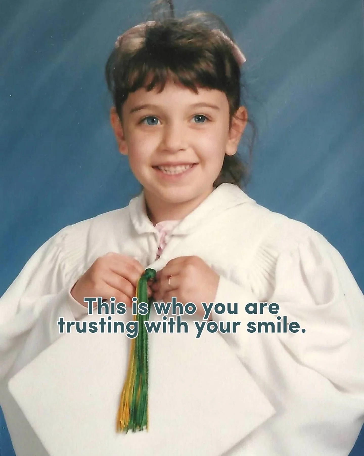 We had to jump on this trend.

Before the white coat&hellip; before the titles&hellip; we were just kids with big dreams. 💛

That little girl? She grew up to become Dr. Sander - and she still cares about the same things: doing things well, helping p