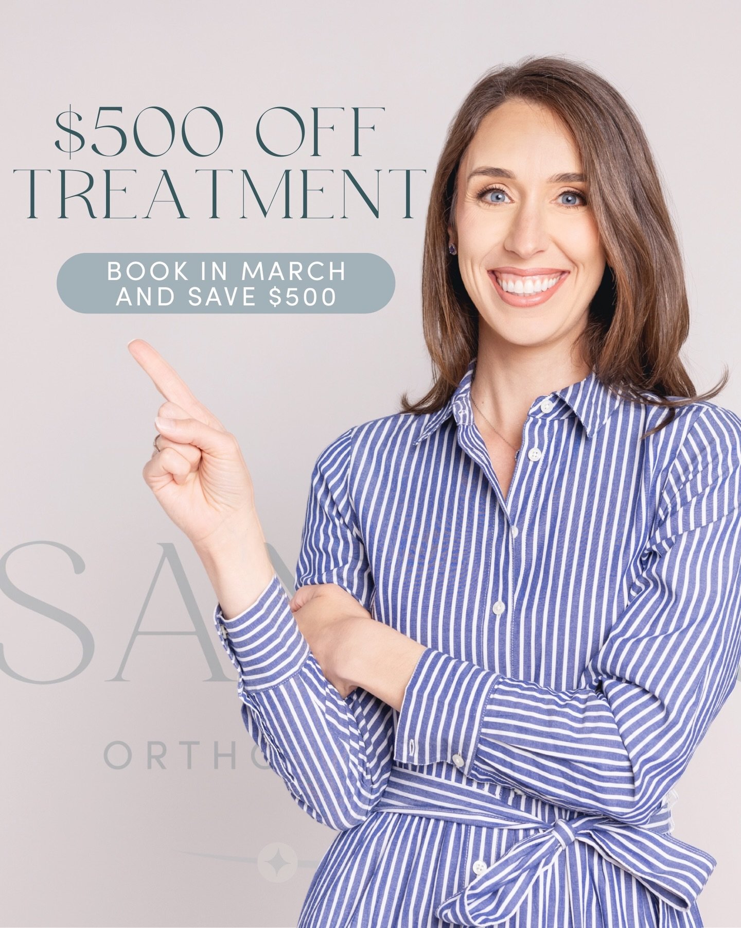 ✨ March Smile Special ✨

Know someone who&rsquo;s been thinking about braces or aligners? Or could you or your child benefit? Now is the perfect time to share the love (and the savings)! 💙

For the month of March, we&rsquo;re offering **$500 off ort