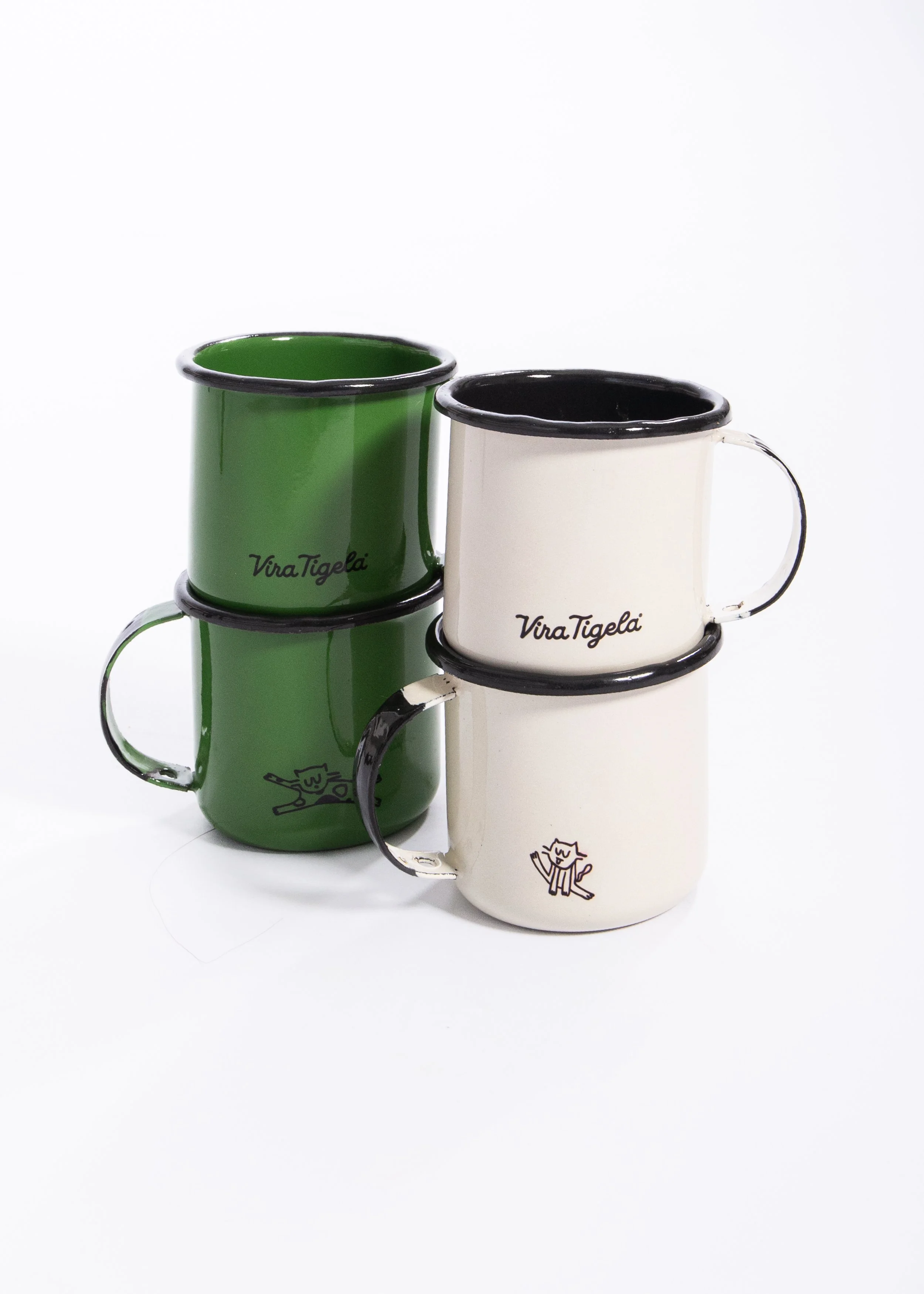 Caneca esmaltada para café (unidade)