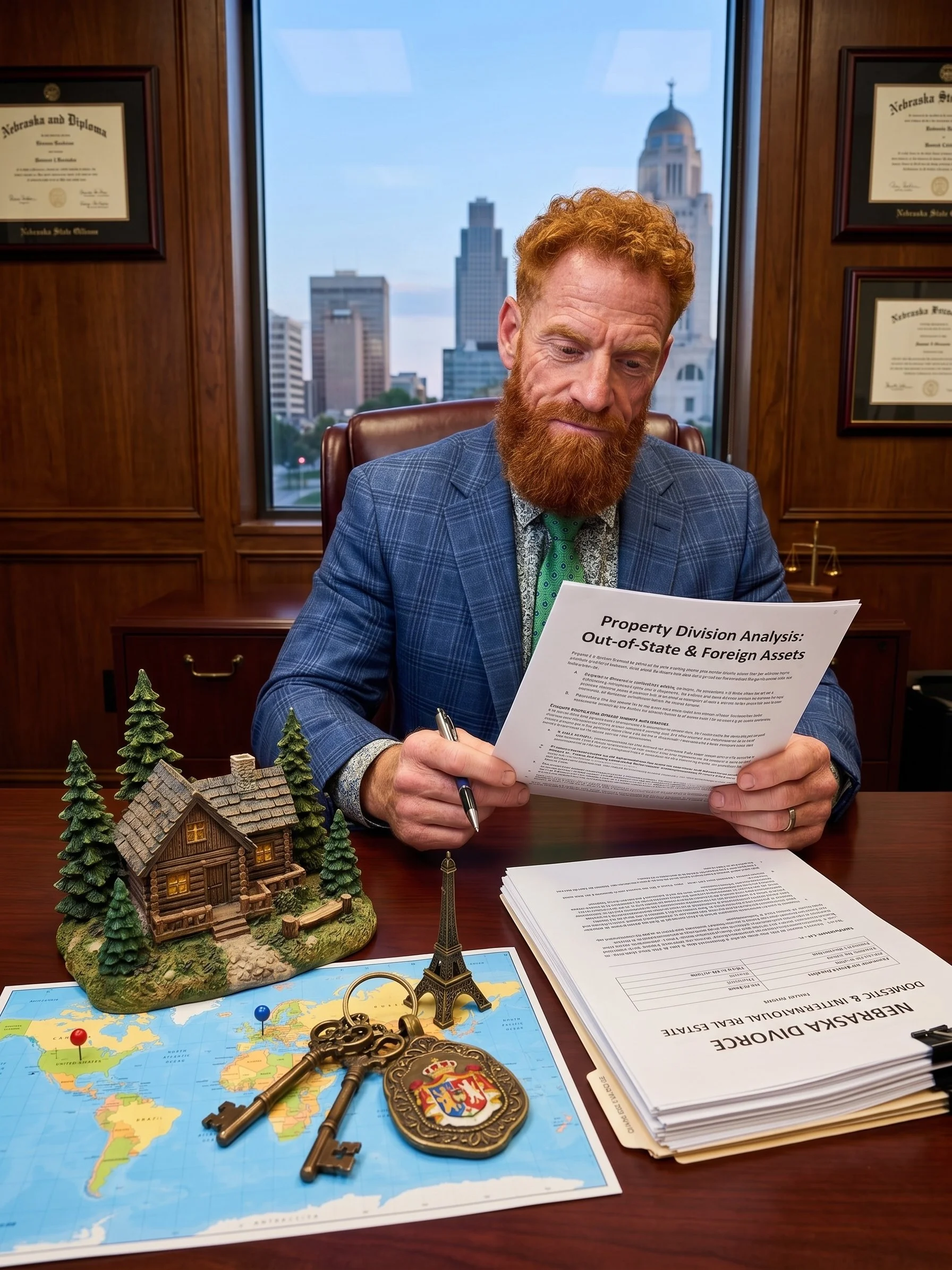 What Happens to an Out-of-State Cabin or Foreign Property in a Nebraska Divorce?