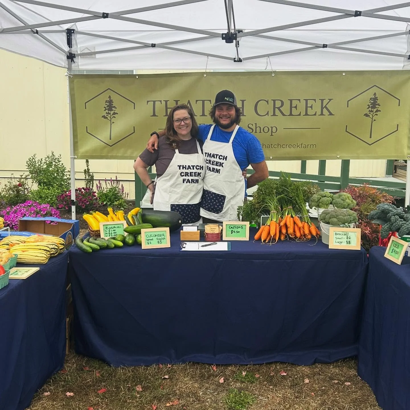 Market days: the joy of our season has been connecting with the community. Come see us today at @nsaanichfarmmarket