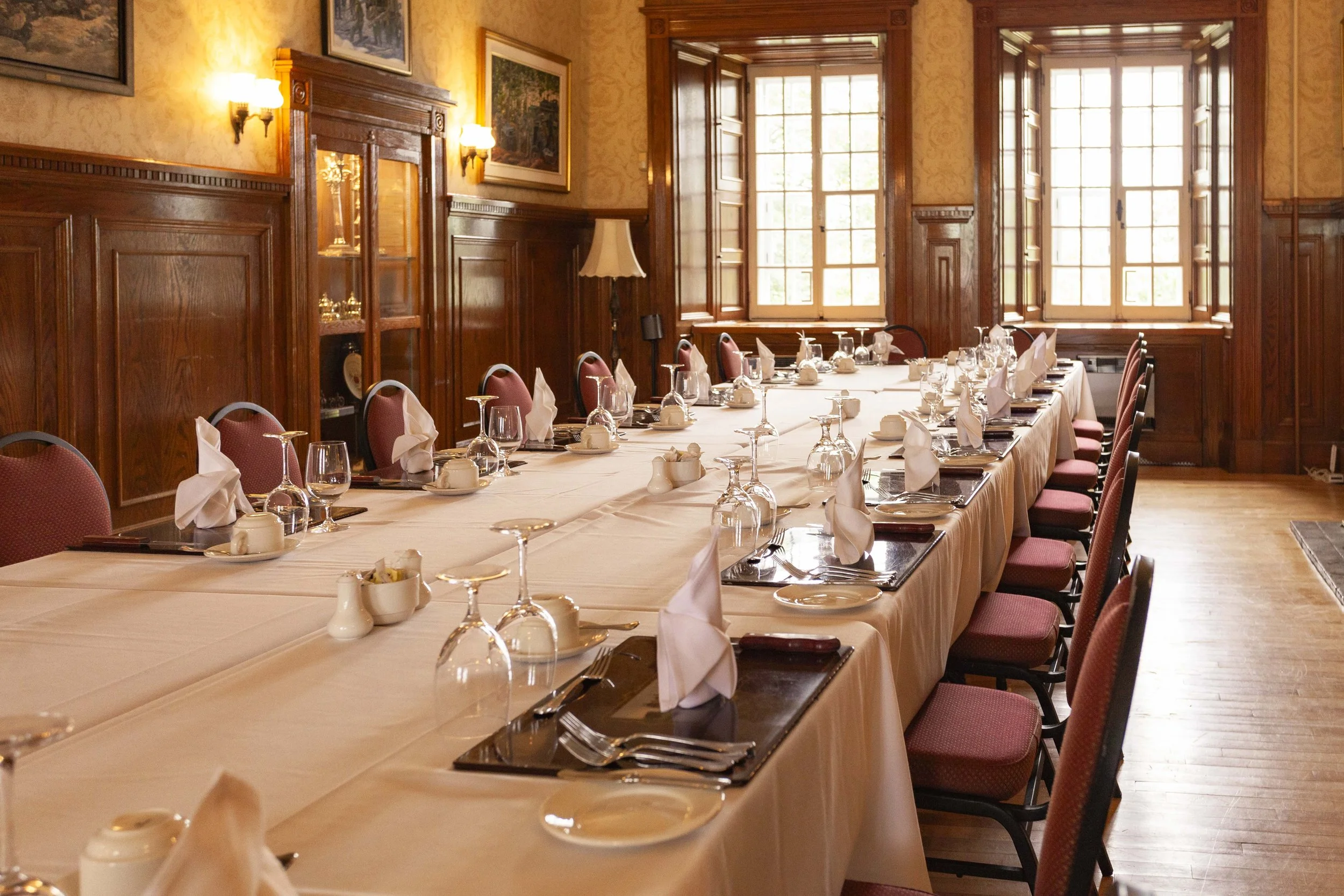 Photo immobilière d'une salle de réception à Québec