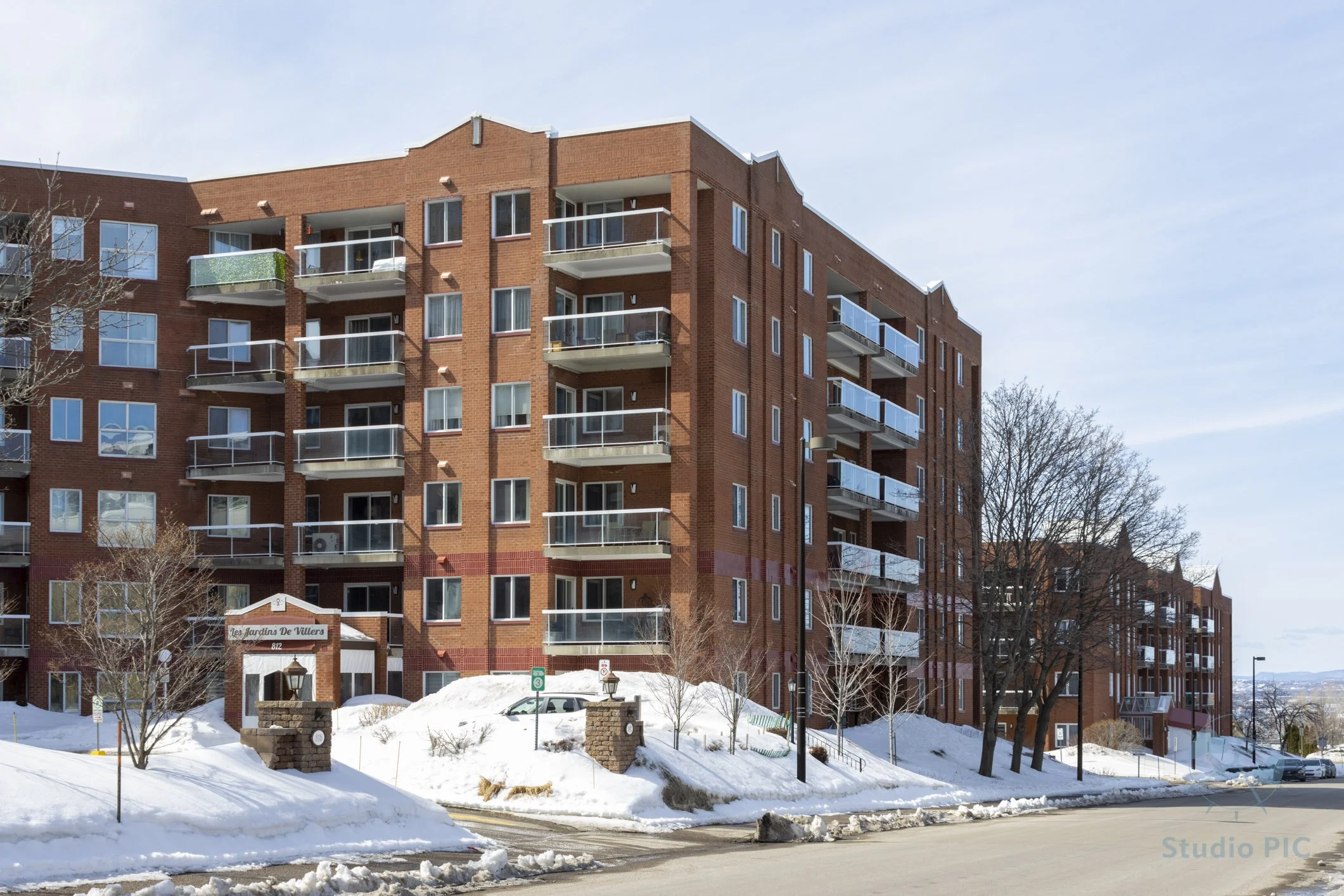 Photo immobilière; extérieur d'une résidence à Québec