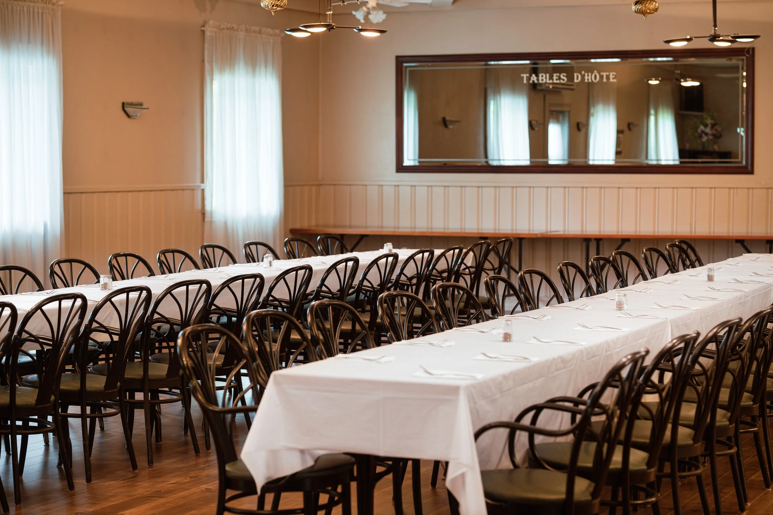 Photo immobilière; salle de réception à Ste-Anne-de-la-Pérade