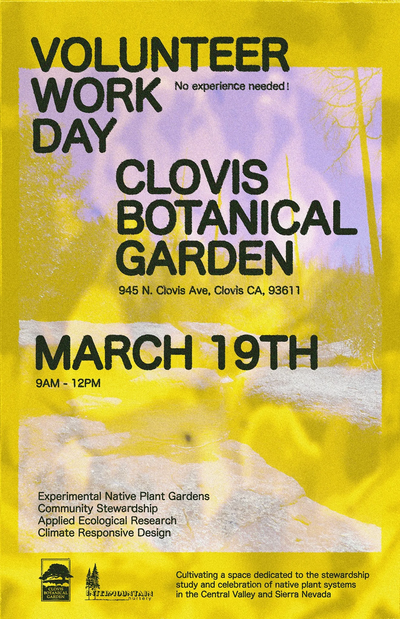 Volunteer Workday at Clovis Botanical Garden