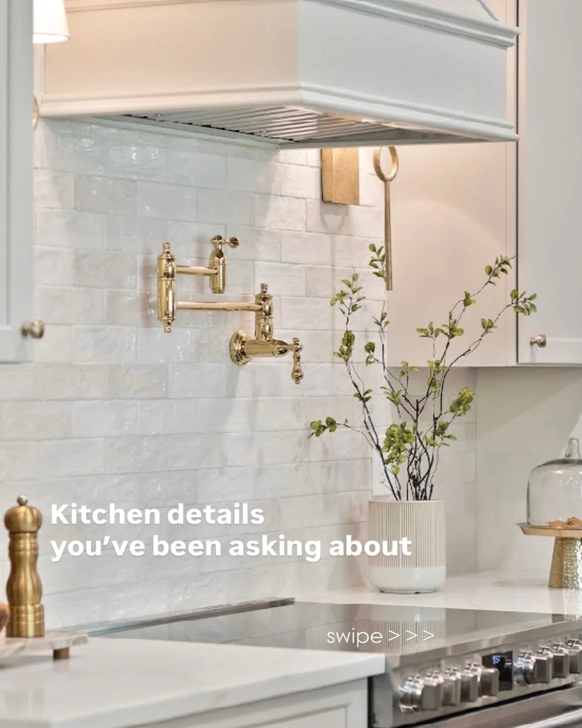 Thanks so much for all the love on my last reel and that pretty tile - Here are the details you&rsquo;ve been asking about 🤍

From grout to cabinet color, I&rsquo;m sharing the exact finishes that brought this space together in a classic, timeless w