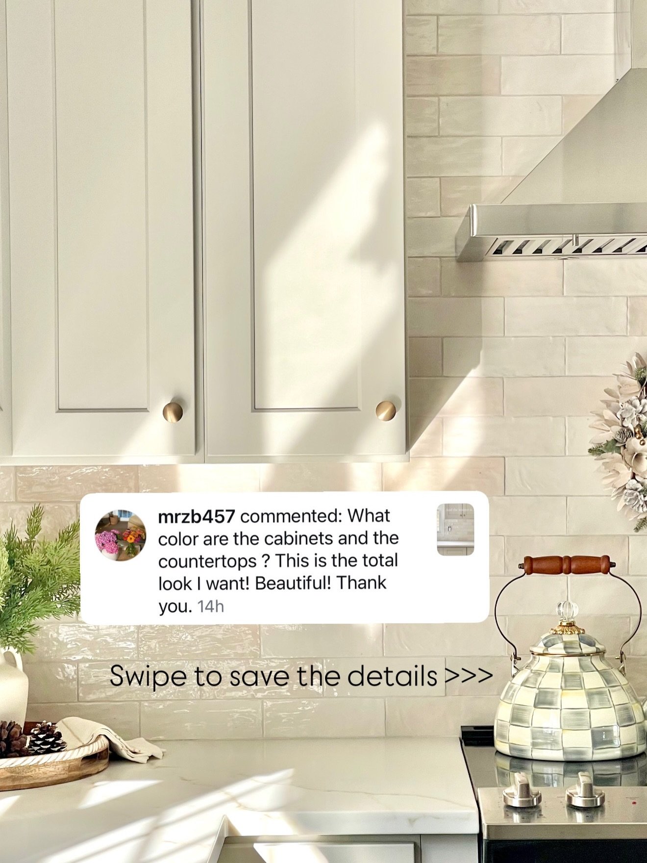 The questions keep coming in about the cabinets and countertops in this kitchen &mdash; The Classic Colonial has been one of my favorite projects, so I&rsquo;m always happy to share the details. ✨

Take a look through, let me know if you have any que